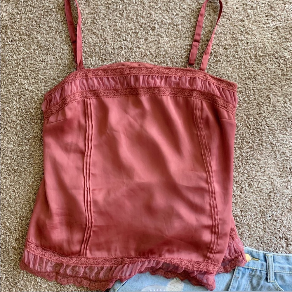 L Silk Tank Top